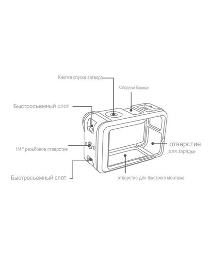 Клетка DJI Osmo Action 3 / 4 (PGYTECH P-42C-010), изображение 9 Клетка DJI Osmo Action 3 / 4 (PGYTECH P-42C-010), изображение 9