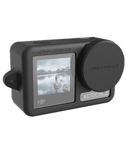 Силиконовый чехол DJI Osmo Action 3 (Чёрный) (PGYTECH P-32C-030)