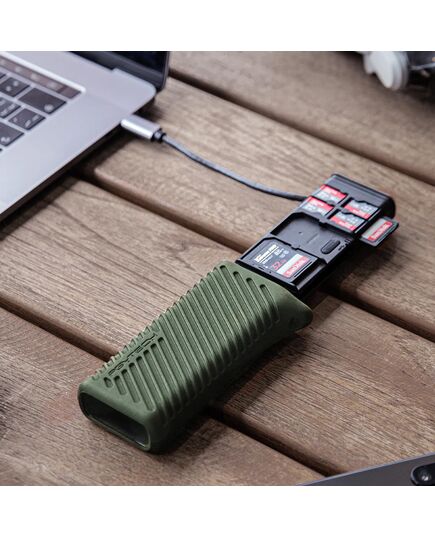 Высокоскоростной картридер CreateMate (PGYTECH P-GM-162 / P-GM-163), Тип: SD, Цвет: Зелёный, изображение 3