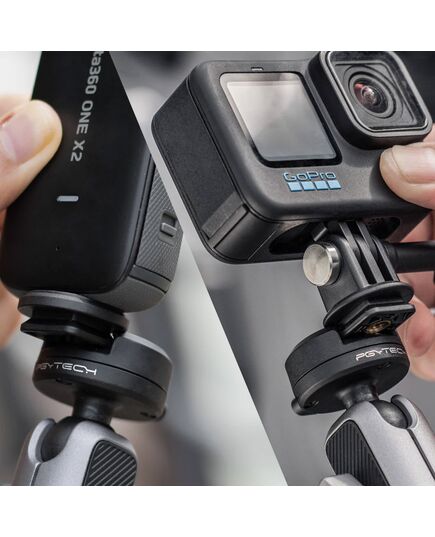 Комплект быстросъемных креплений CapLock для экшн-камер (база c шаровой головкой) (PGYTECH P-CG-145), Версия: С шаровой головкой, изображение 2