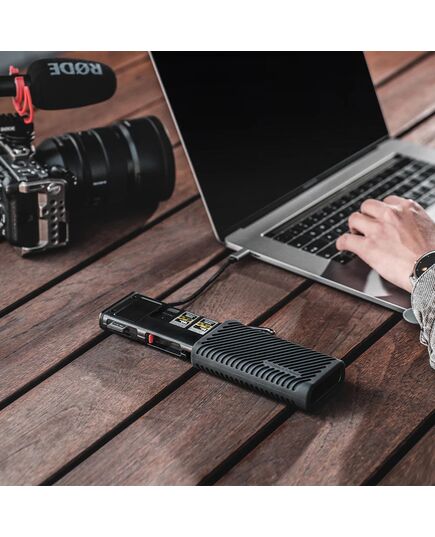 Высокоскоростной картридер CreateMate CFexpress CFE-A/SD (PGYTECH P-GM-164 / P-GM-168), Тип: CFE-A/SD, Цвет: Чёрный, изображение 8