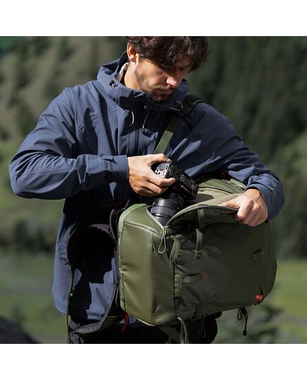 Рюкзак OnePro Focux 25/35 литров (PGYTECH), Версия: 25 л, Цвет: Зелёный, изображение 4